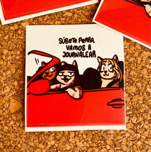 Producto - Vinilo Vamos a Journalear