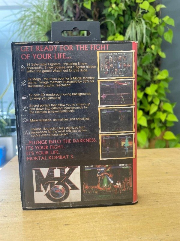Producto - Cartucho Mortal Kombat 3 Para Sega Con Caja!