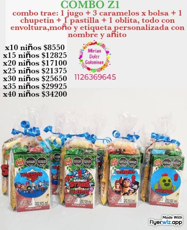 Producto - Combo Brawl stars z1