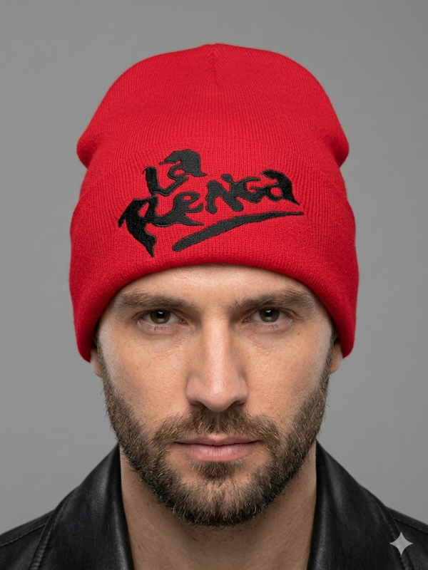 Producto - Gorro tipo tejido, Rojo LA RENGA UNISEX