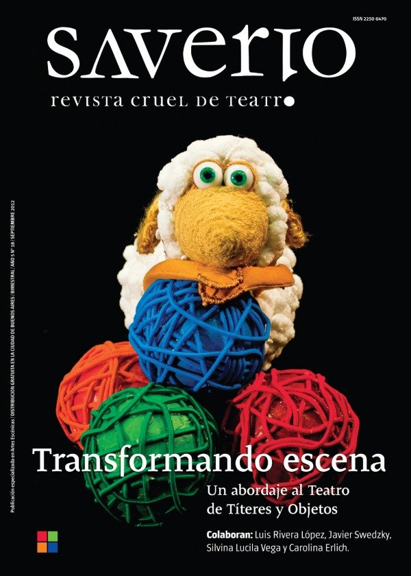 Producto - Saverio Revista cruel de teatro 18. Transformando escena. Títeres y objetos