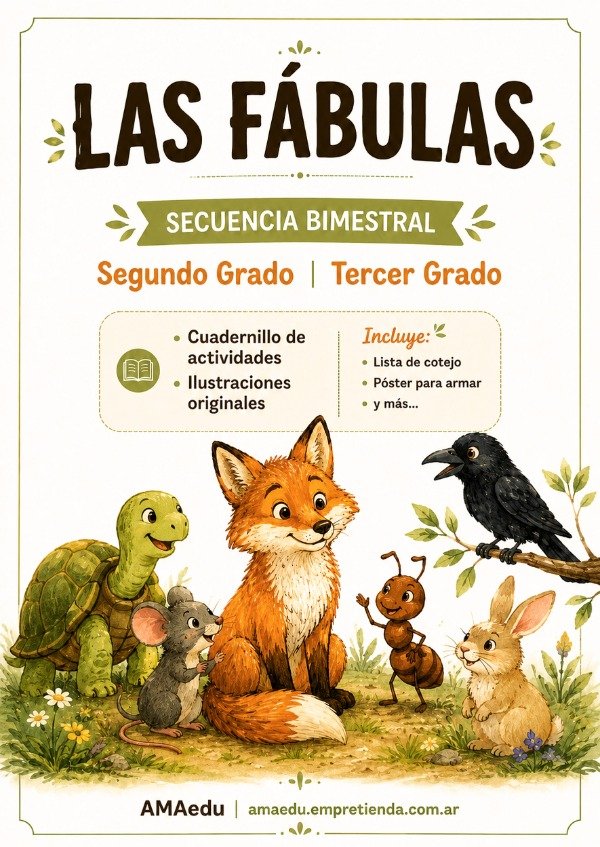 Producto - Lectura LAS FÁBULAS (Segundo y Tercero)