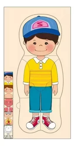 Producto - ENCASTRE CUERPO HUMANO 5 NIVELES