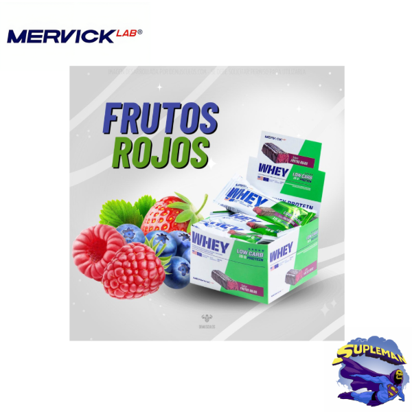 Producto - Barra proteica baja en Carbohidratos - Low bar MERVICK CAJA X 12