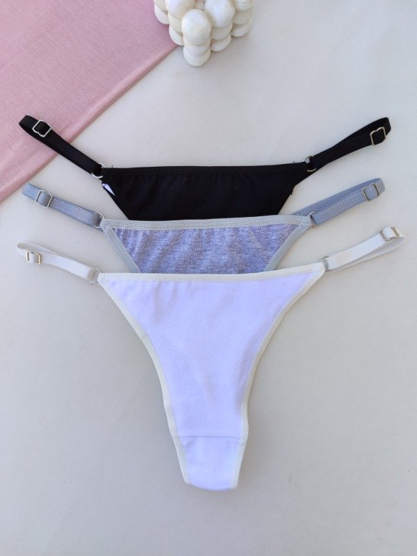 Producto - Pack x3 regulables clásicas algodón Maia