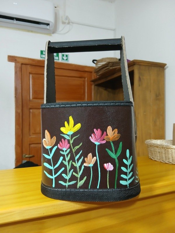 Producto - Canasta Matera: "JARDÍN"