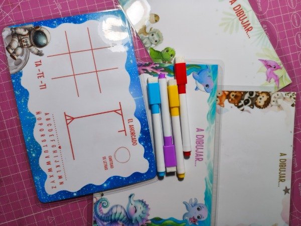Producto - Pack X10 Pizarra mágica con marcador/borrador - 2