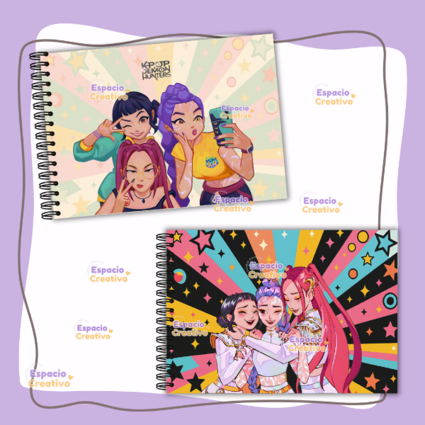 Producto - Libro Guerreas del Kpop - para anillar.