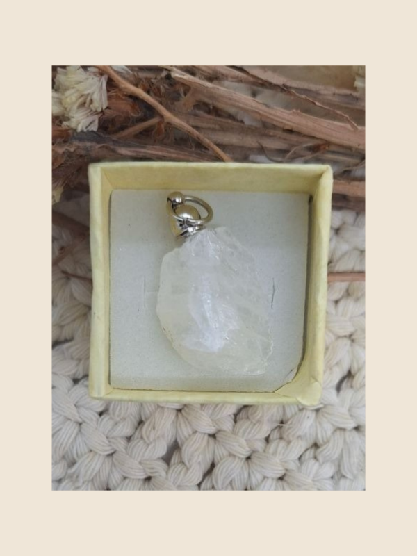 Producto - Dije cuarzo blanco en bruto