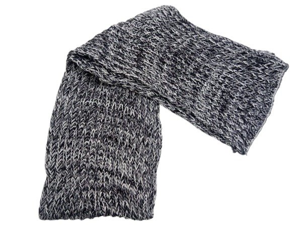 Producto - BUFANDA Moulinada 20x1.60 NEGRO/BLANCO