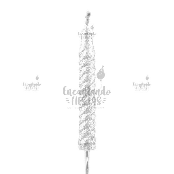 Producto - Vela Torneada Gibré Blanco Cumple