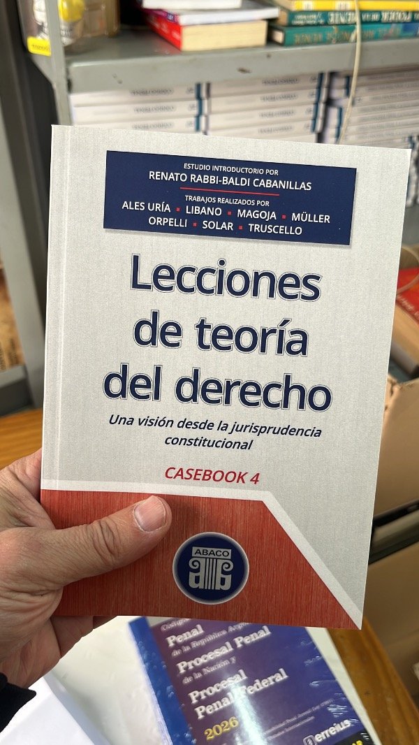 Producto - Lecciones de teoría del derecho. Casebook 4 - 4