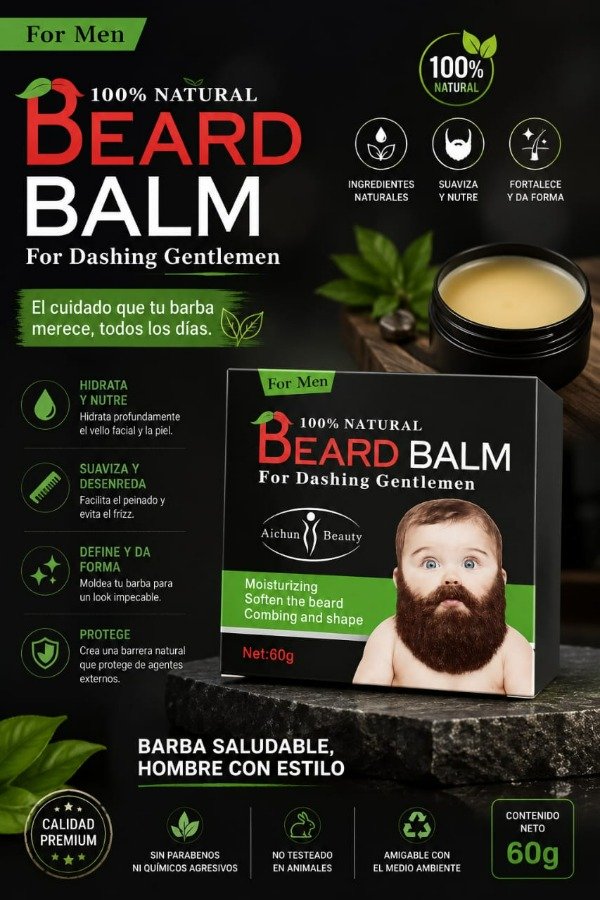 Producto - Beard Balm For Men Bálsamo para Barba
