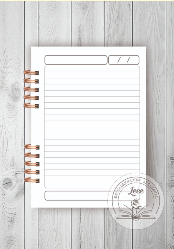 Producto - Imprimible hojas rayadas