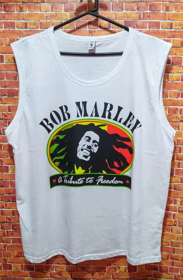 Producto - REMERA -BOB MARLEY-ALGODON SIN MANGAS TALLE XXL - 1