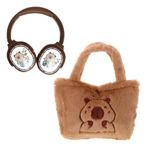 Producto - Auriculares inalámbricos capibara con carterita