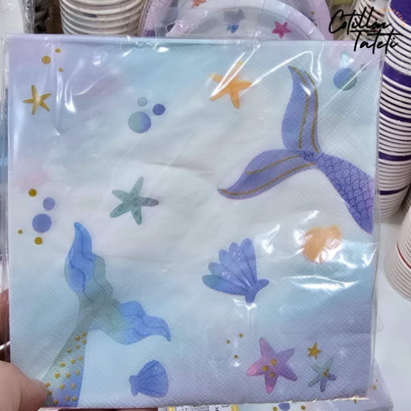 Producto - SERVILLETA FONDO DEL MAR - 20 UNIDADES