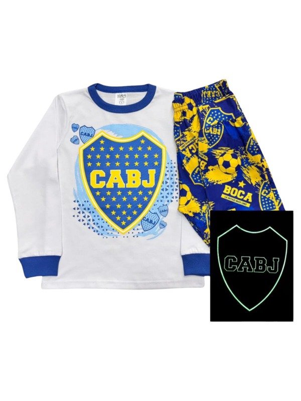 Producto - PIJAMA BOCA JRS LUMINOSO EN LA OSCURIDAD LARGO
