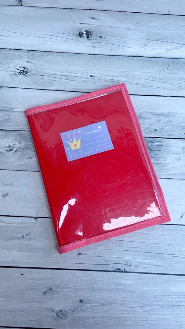 Producto - Funda nylon cristal para cuaderno ABC A PEDIDO color de bies a elección