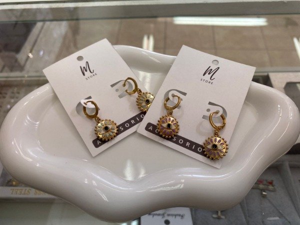 Producto - Aros Colgantes Ojo Turco - 0
