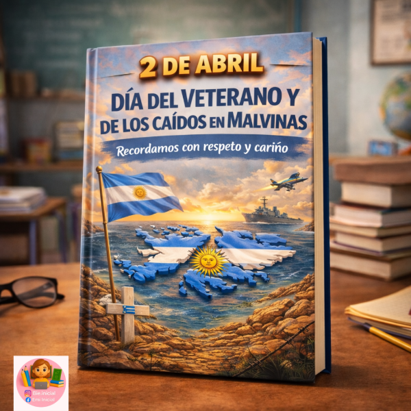 Producto - LIBRO: 2 DE ABRIL DÍA DEL VETERANO Y DE LOS CAÍDOS EN MALVINAS