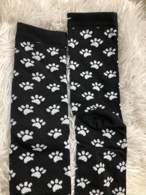 Producto - PATITAS PERRITO FONDO NEGRO premium 3/4 adulto