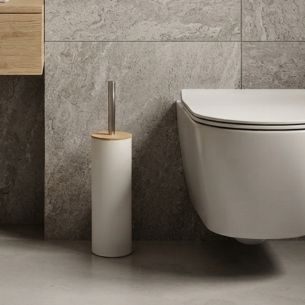 Producto - ESCOBILLA PARA BAÑO BLANCA - ART B039
