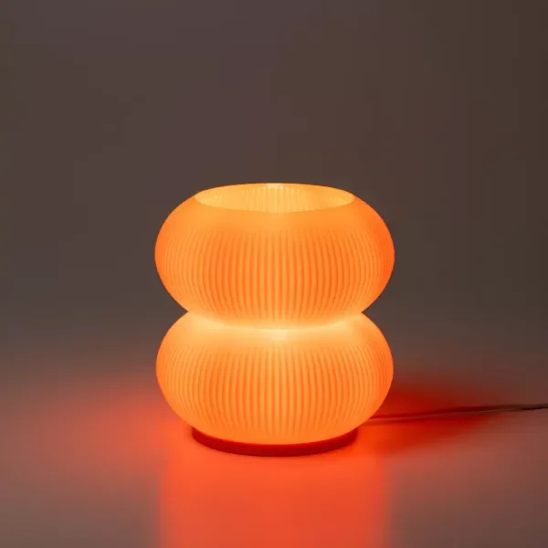 Producto - Velador nórdico esfera naranja