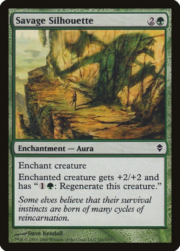 Producto - Savage Silhouette  Zendikar