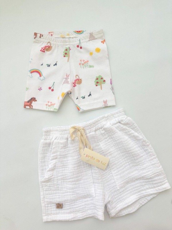 Producto - Biker estampada y short de gasa