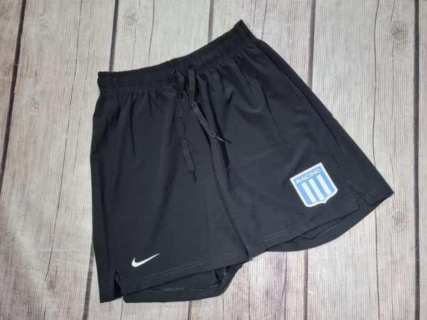 Producto - Bermuda Racing Negra Microfibra