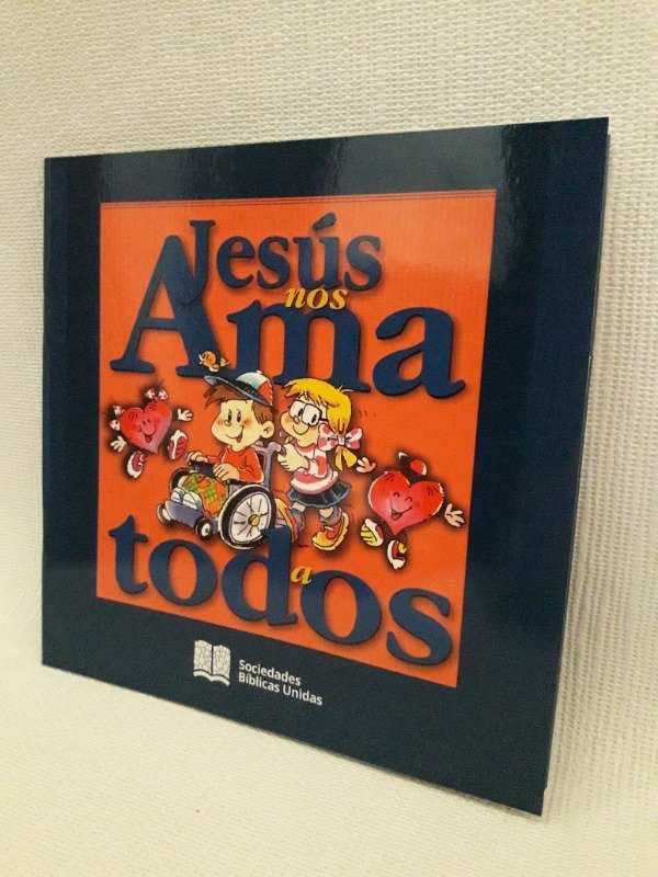 Producto - Jesús Nos Ama A Todos Libro Bíblico Evangelismo Niños