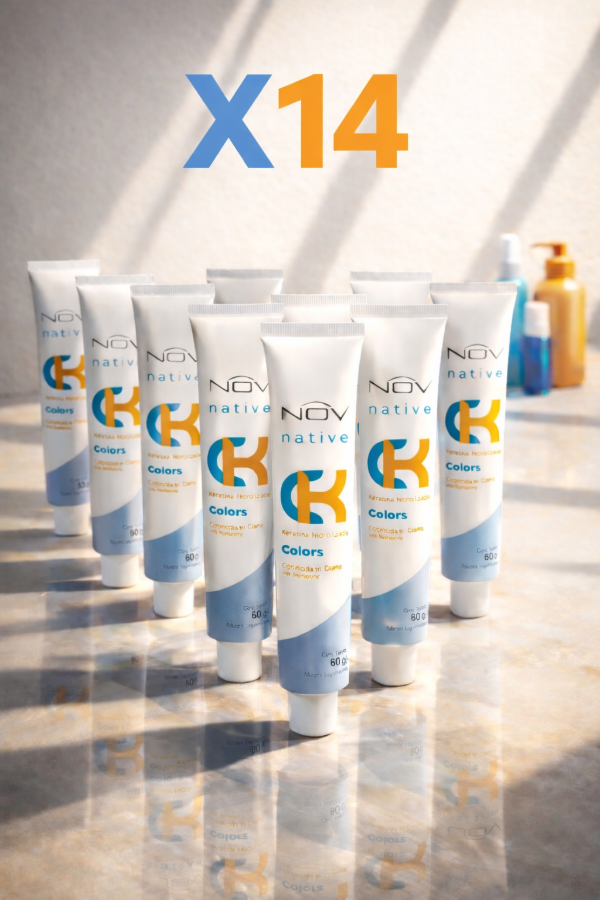 Producto - 14 x tinturas nov  de 60 grs