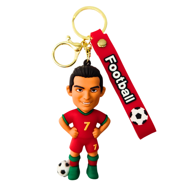 Producto - Llaveros De Goma ESTRELLAS DEL FÚTBOL