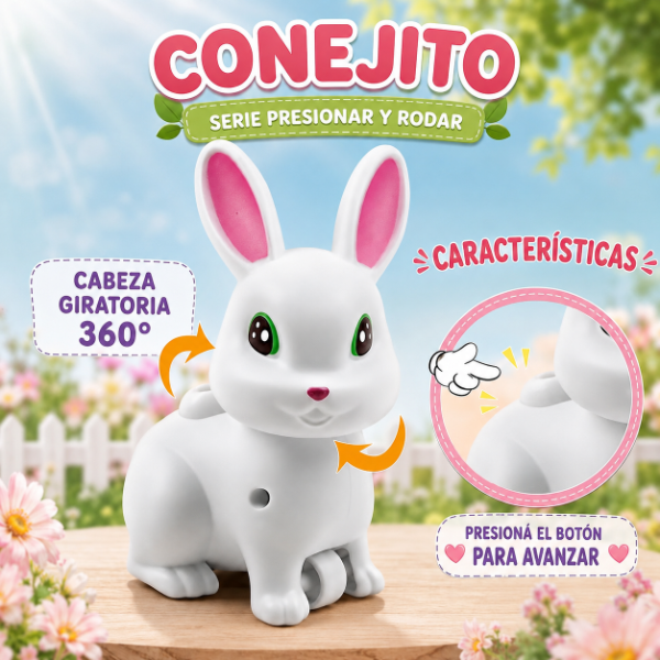 Producto - Conejitos push and pull - 0