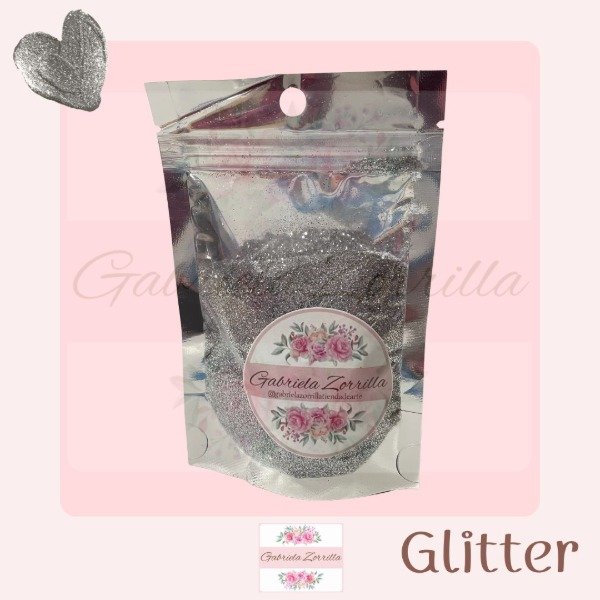 Producto - Glitter extra fino Plateado