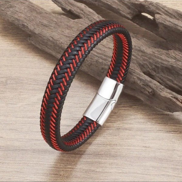 Producto - Pulsera roja y negra