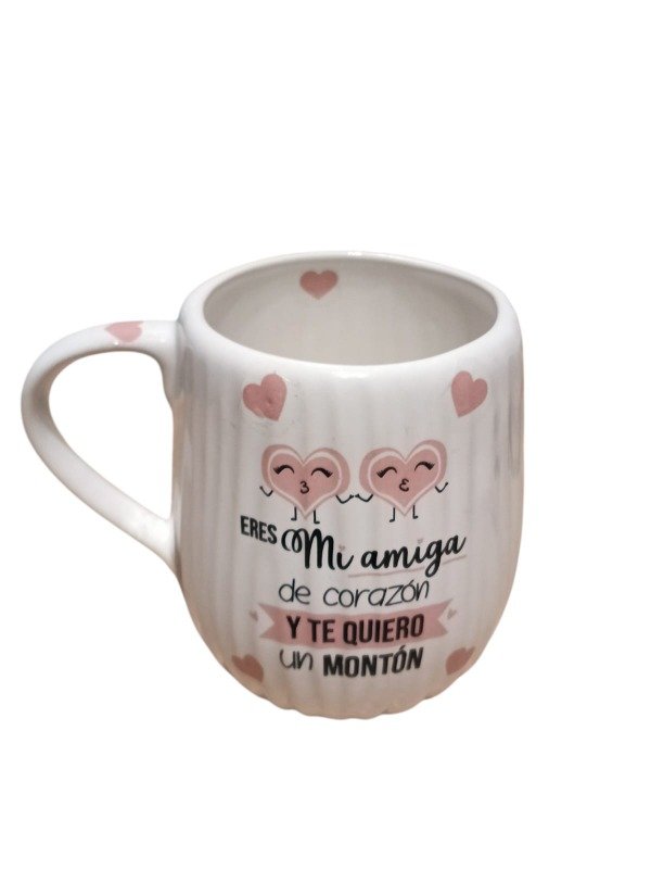 Producto - Taza selva corazon rosa