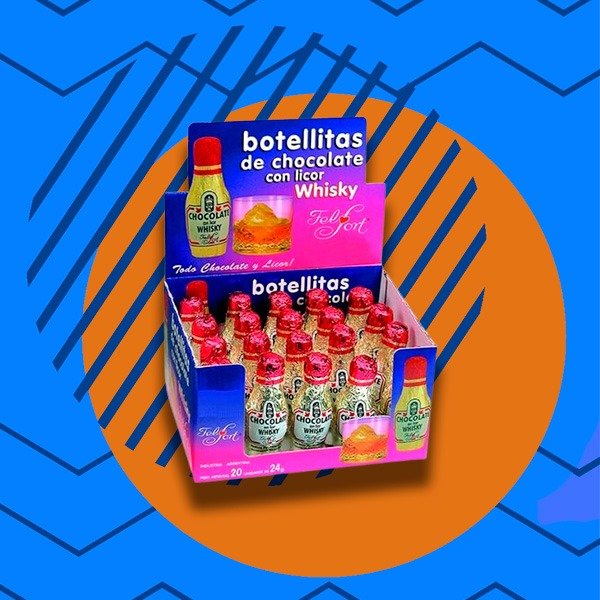 Producto - FELFORT BOTELLITA WHISKY 20 X 24G