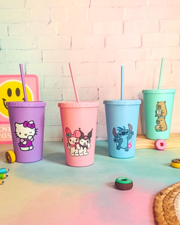 Producto - VASO SORBETE PERSONAJES