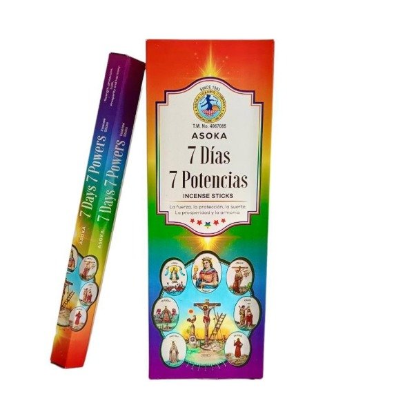 Producto - Sahumerios hexagonales Asoka 7 dias x 6 unid.