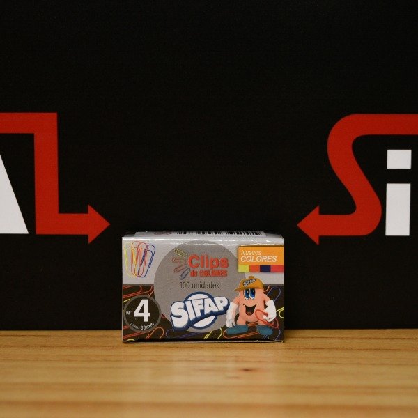 Producto - CLIPS FORRADOS N4 X100UN 33MM