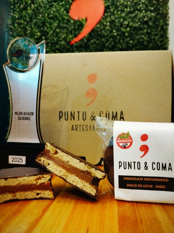 Producto - Nuez Dulce de Leche Chocolate Semiamargo Libre de Gluten