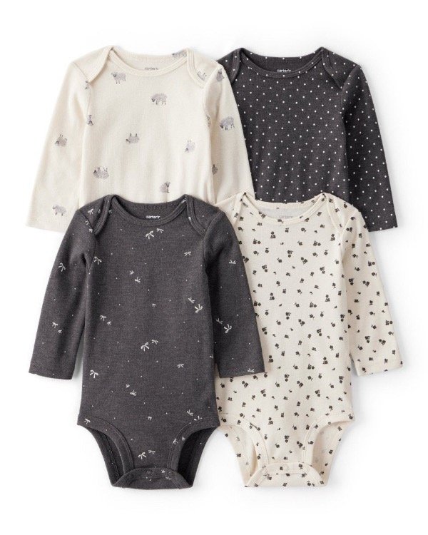 Producto - Pack Carters x 4 Bodys Moños