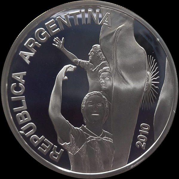Producto - Argentina (2010) 5 Pesos "MUNDIAL DE LA FIFA SUDÁFRICA 2010"