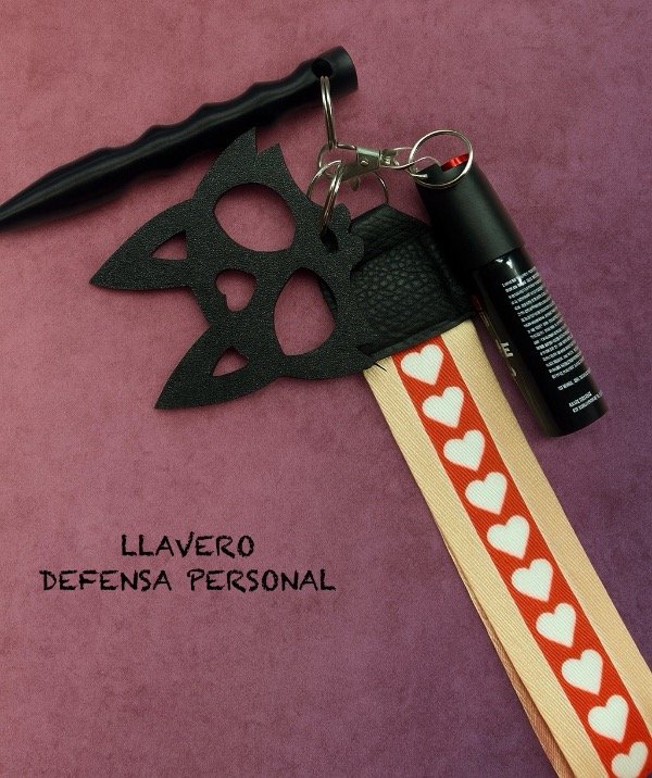 Producto - Llavero defensa personal corazones