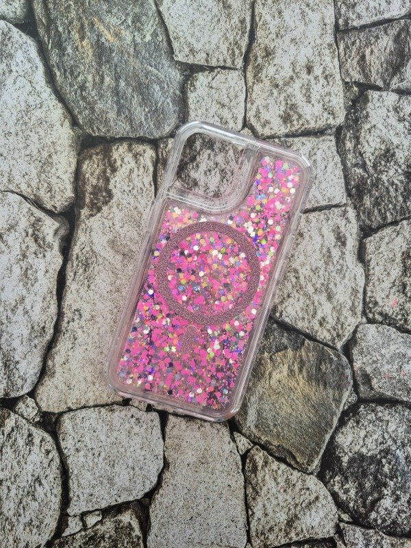 Producto - Funda bumper glam MagSafe Iphone 13 fucsia