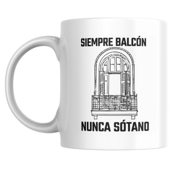 Producto - Taza - siempre balcon nunca sotano - 0