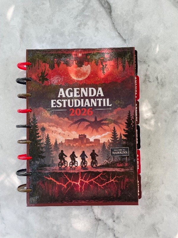 Producto - Agenda estudiantil Stranger things