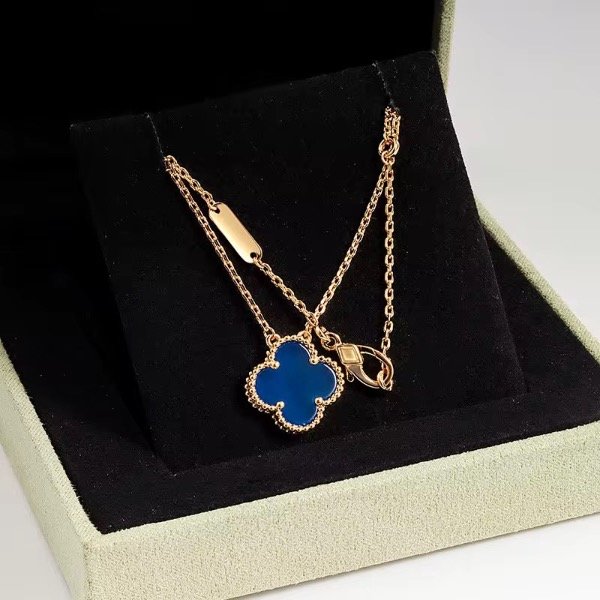 Producto - COLLAR VAN CLEEF ORO AZUL